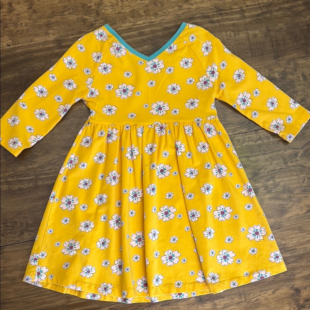 Matilda Jane Yellow Floral Kids Dress